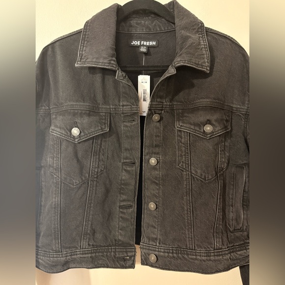 Joe Fresh Black Denim Jacket - Picture 3 of 7